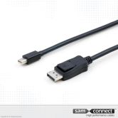 Displayport naar mini Displayport kabel, 3m, m/m