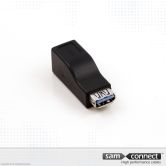 USB A naar USB B 3.0 koppelstuk, f/f