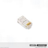 UTP Cat 6 RJ-45 8P8C plug, set 10st.