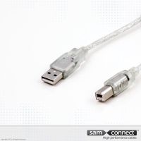 USB A naar USB B printer kabel, 1m, m/m