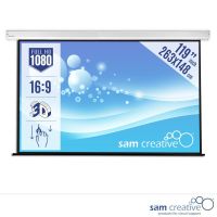 Projectiescherm HD Handbediend 16:9 119" 263x148cm