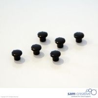 Set magneten 10mm zwart