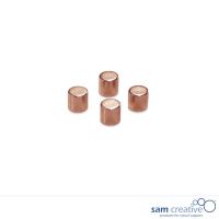 Cylinder magneten brons set 4 stuks
